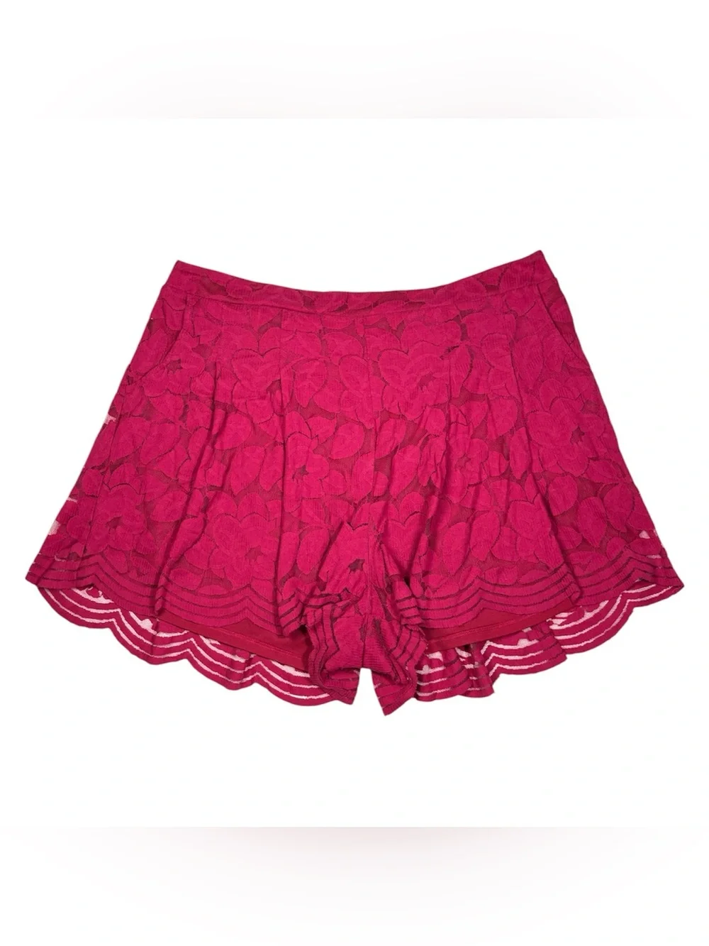 Torrid Floral Lace Shorts